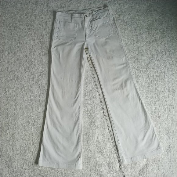 DONATED White Wide Leg Jeans Sz 6 - Picture 10 of 11
